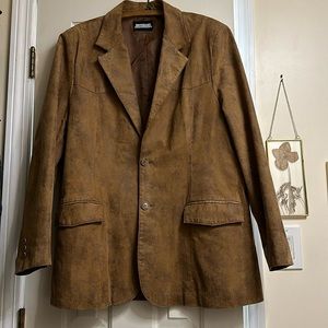 Vintage Drysdales leather western jacket